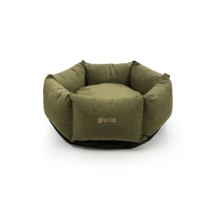 Lit pour chien Gloria Hondarribia Vert 60 x 60 cm Hexagonal