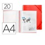 Porte-documents Liderpapel EC06 A4 Rouge