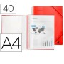 Carpeta Liderpapel EC14 Rojo A4