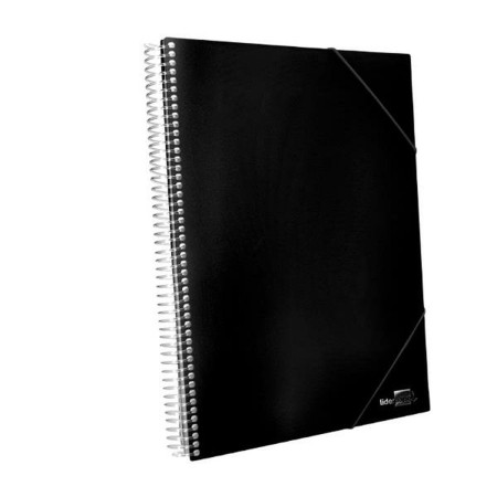 Portadocumentos Liderpapel EC32 Negro A4