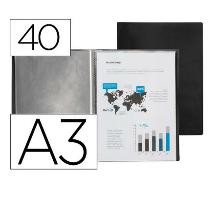 Carpeta Liderpapel EC49 Negro A3