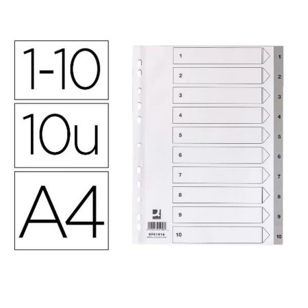 Séparateurs Q-Connect KF01916 Carton