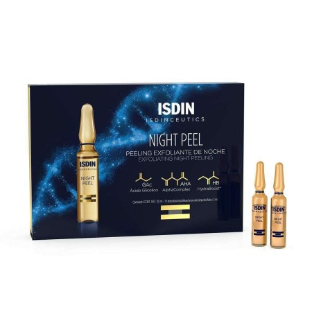 Sérum exfoliant Isdin Night Peel Ampoules Nuit Femme 2 ml x 10