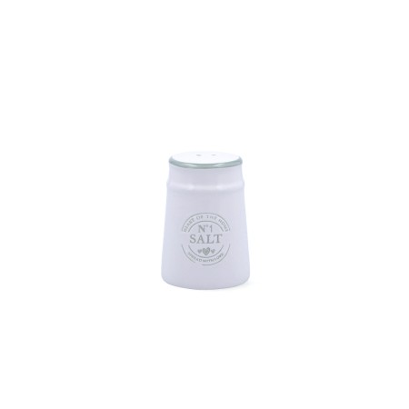 Salero Quid Ozon Blanco Cerámica Natural 6,1 x 6,1 x 8,7 cm
