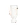 Cache-pot Home ESPRIT Blanc Fibre de Verre Fibre Moderne Visage 44,5 x 36 x 91 cm