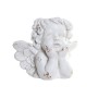 Macetero Home ESPRIT Blanco Fibra Ángel 44 x 26 x 35 cm