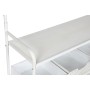 Recibidor con Cajones Home ESPRIT Blanco Metal 110 x 36 x 186 cm