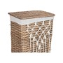 Panier à linge Home ESPRIT Blanc Naturel osier Shabby Chic 47 x 35 x 55 cm 5 Pièces