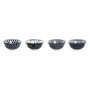 Set de Bols Home ESPRIT Bleu Blanc Porcelaine Shabby Chic 15 x 15 x 7 cm