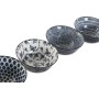 Set de Cuencos Home ESPRIT Azul Blanco Porcelana Shabby Chic 15 x 15 x 7 cm