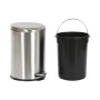 Papelera con Pedal Home ESPRIT Plateado Acero Inoxidable Polipropileno 20 L