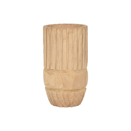 Cache-pot Home ESPRIT Naturel Bois de paulownia 28 x 28 x 50 cm