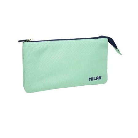 Trousse d'écolier Milan 081133SNCGR Vert clair 5 compartiments