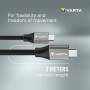 Cable USB-C Varta 2 m Negro