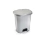 Cubo de Basura con Pedal Plastic Forte 1206112 Gris Plástico 27 L