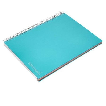 Cuaderno Liderpapel BA27 Celeste A4 140 Hojas