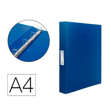 Reliure à anneaux Liderpapel CA60 A4 Bleu