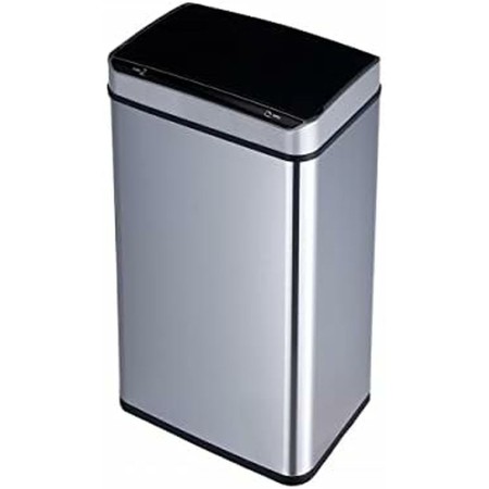 Cubo de Basura con Pedal Q-Connect KF11309 Gris Metal 60 L