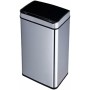 Seau à déchets avec pédale Q-Connect KF11309 Gris Métal 60 L