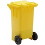 Poubelle Q-Connect KF16543 Jaune Plastique 100 L