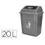 Papelera Q-Connect KF16748 Gris Plástico 20 L