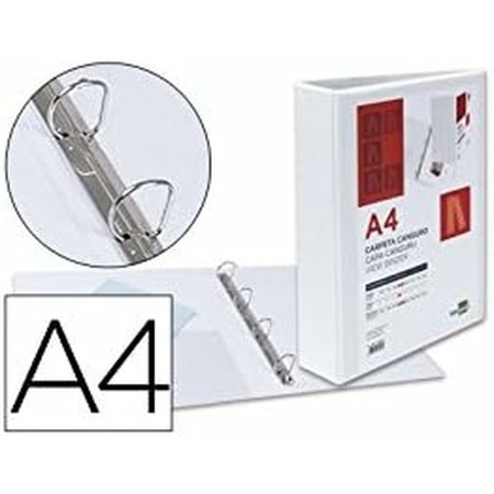 Reliure à anneaux Liderpapel KG45 Blanc A4