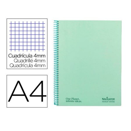 Cuaderno Navigator NA33 Celeste A4 80 Hojas