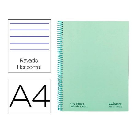 Cahier Navigator NA39 Vert A4 80 Volets