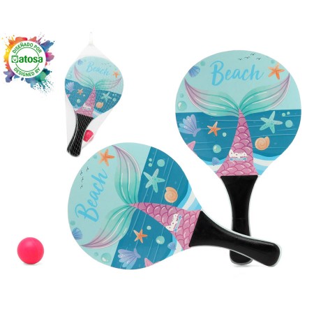 Palas de Playa con Pelota Sirena