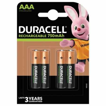 Pilas Recargables DURACELL AAA LR3   4UD 750 mAh (10 Unidades)