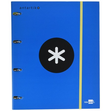 Carpeta de anillas Antartik AW10 A4 Azul