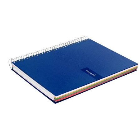 Cahier Liderpapel BJ08 Bleu A5 120 Volets