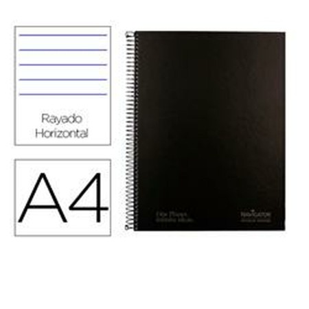 Cahier Navigator NA23 Noir A4 80 Volets