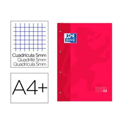 Rechange Oxford 400123673 Rouge 80 Volets A4