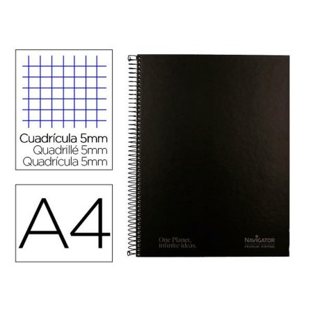 Cahier Navigator NA10 Noir A4 120 Volets