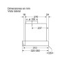 Hotte standard Balay 3BD896MX 90 cm 620 m3h 255 W