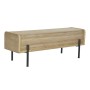 Banquette DKD Home Decor Naturel Bois Métal 120 x 40 x 43 cm