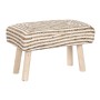 Reposapiés Home ESPRIT Yute Madera de eucalipto 60 x 31 x 38 cm