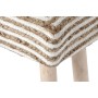 Reposapiés Home ESPRIT Yute Madera de eucalipto 60 x 31 x 38 cm