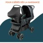 Carro de Paseo para Bebé Bambisol Negro