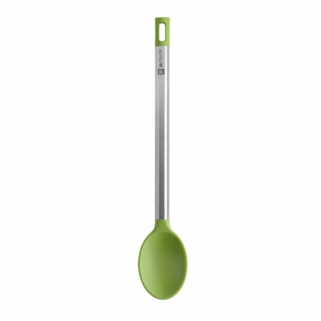 Cuchara para Servir Pasta BRA A197007 Verde Acero Inoxidable