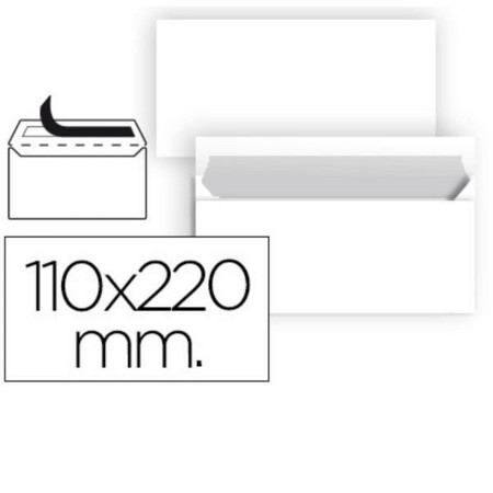 Enveloppes Liderpapel SB88 Blanc Papier 120 x 176 mm (1 Unité) (25 Unités)