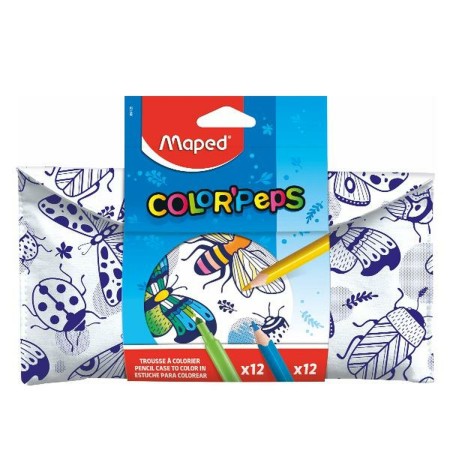 Set de Rotuladores Maped 984729 Negro 12 Piezas