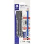 Marqueur permanent Staedtler 308 SBK3P2 Noir (3 Pièces)