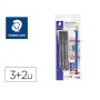 Rotulador permanente Staedtler 308 SBK3P2 Negro (3 Piezas)