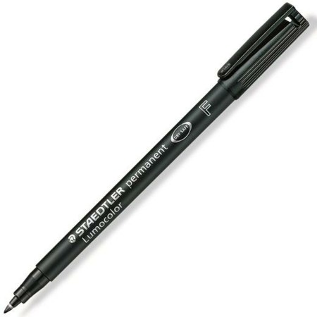 Marqueur permanent Staedtler 318-9 Noir (10 Unités)