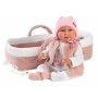 Poupée Bébé Llorens 40 cm Rose Nacelle (Reconditionné B)