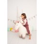 Jouet Peluche Crochetts AMIGURUMIS MAXI Blanc Licorne 110 x 83 x 33 cm