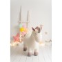 Jouet Peluche Crochetts AMIGURUMIS MAXI Blanc Licorne 110 x 83 x 33 cm