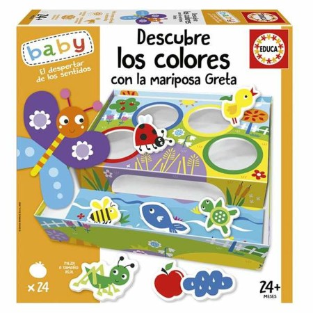 Juego Educativo Educa Descubre los Colores con La Mariposa Greta (ES)